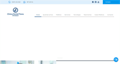 Desktop Screenshot of clinicaflores.com